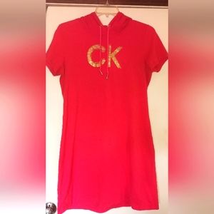 Calvin Klein Hoodie Dress Size XL